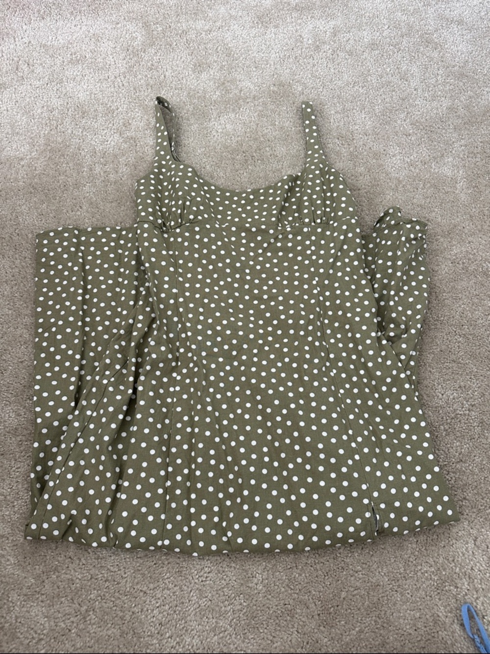 Zara Polka Dot Midi Dress